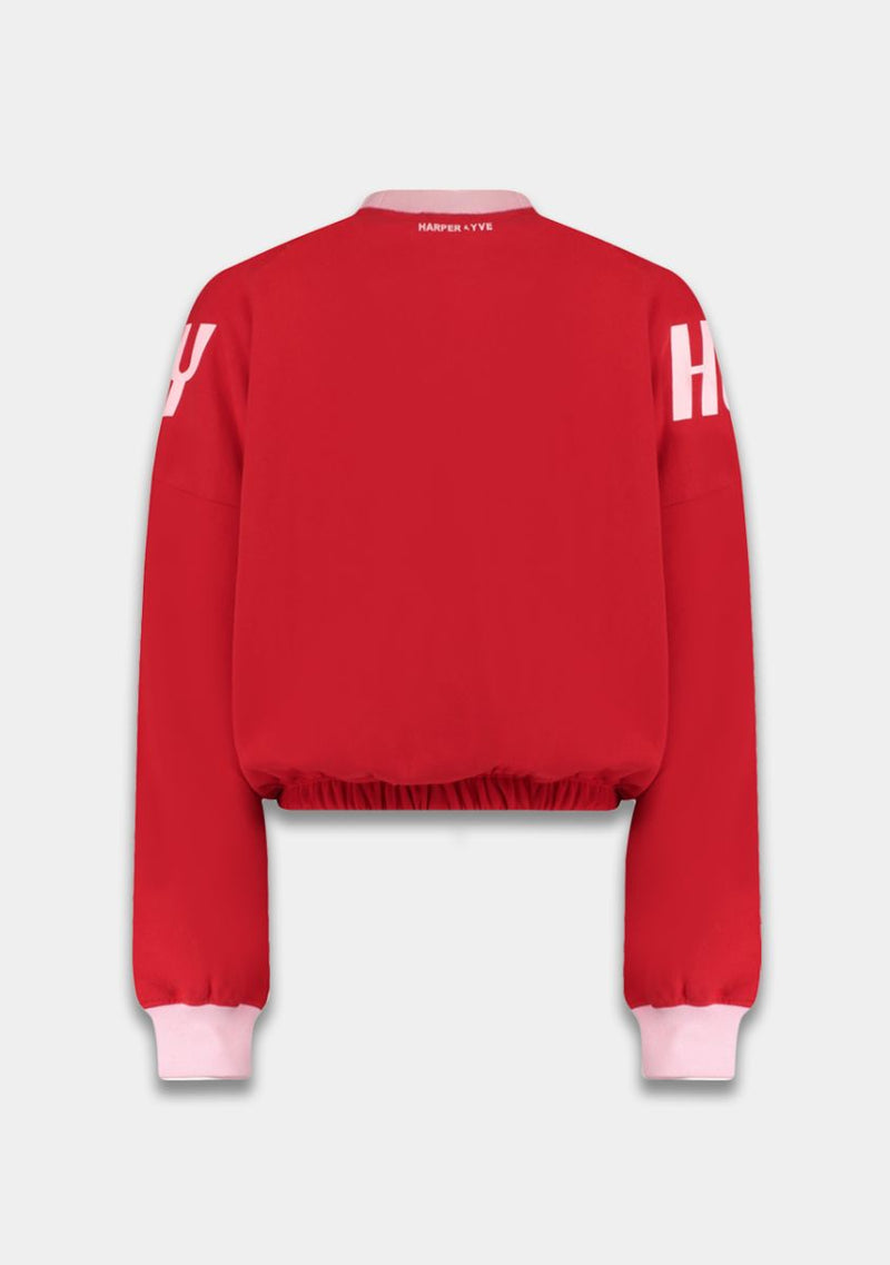 howweparty t-shirt poppy red