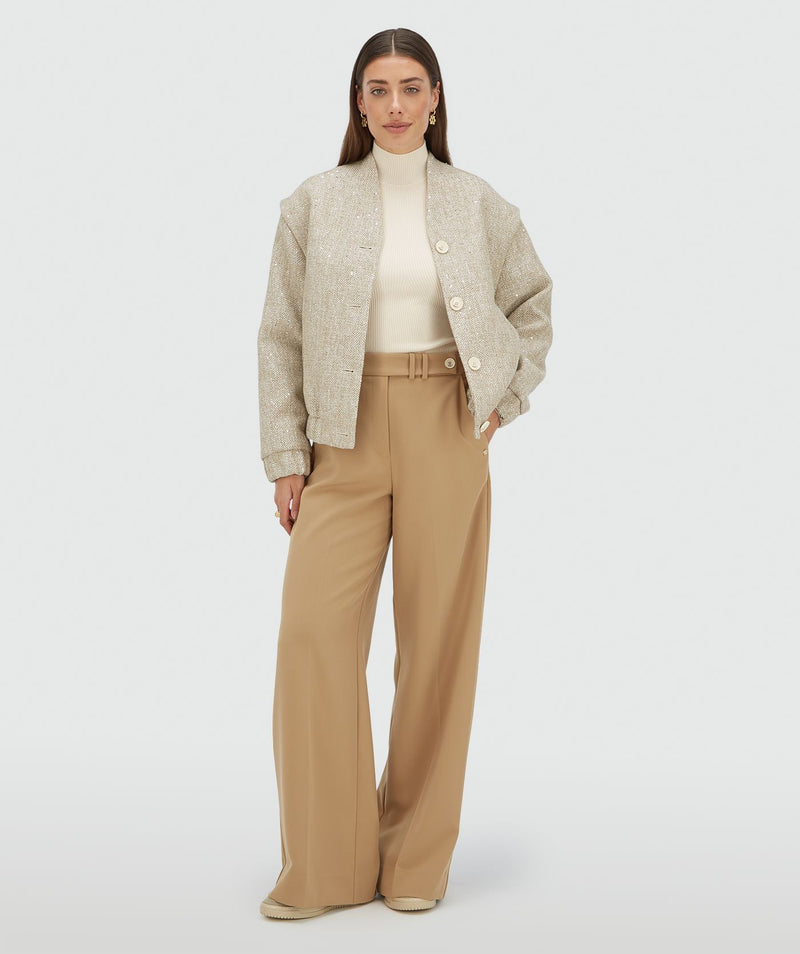 kellie oversized light brown