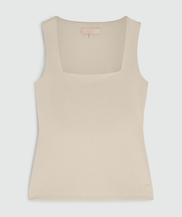 Linde top light beige