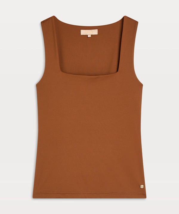 Linde top mocha brown