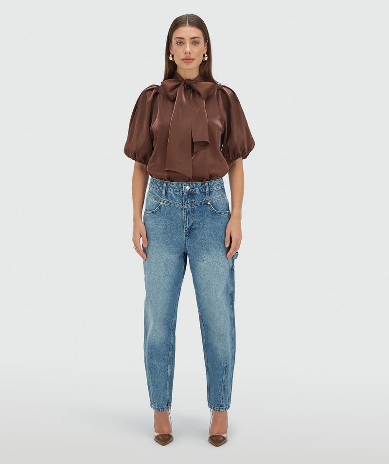 Mason dark blue denim
