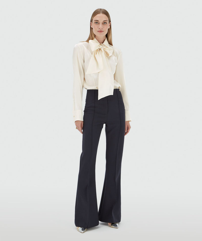 nicolette blouse shimmer organza creme