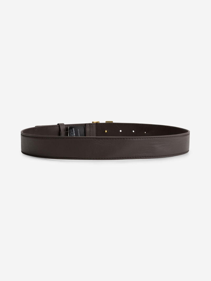 Dana small belt dark brown