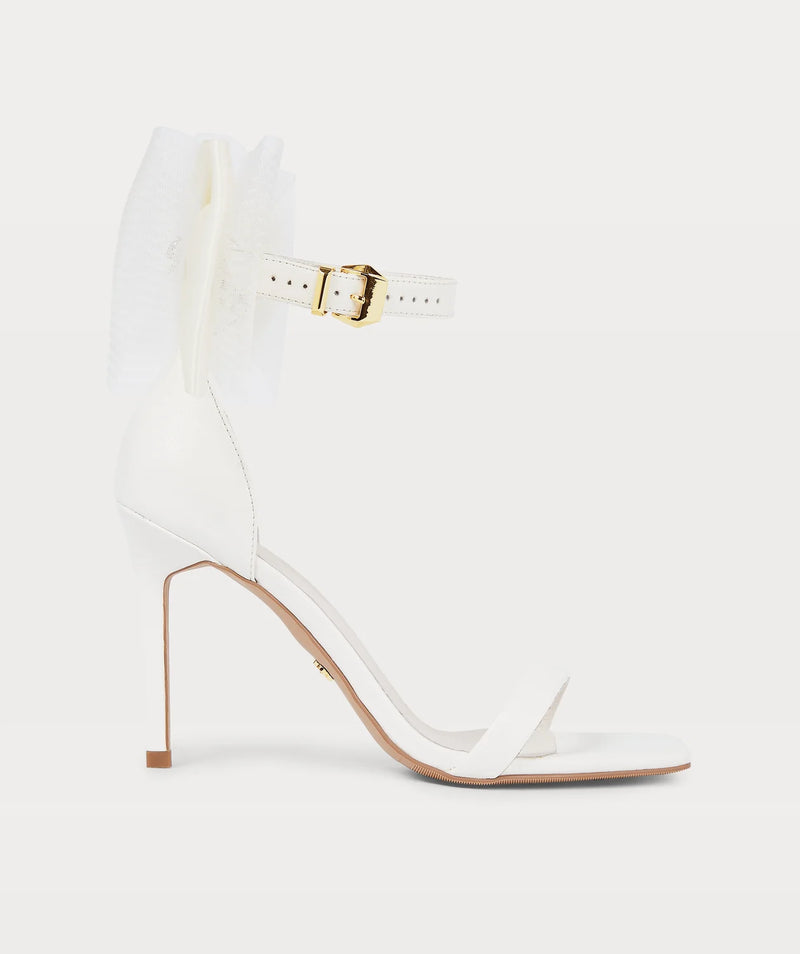 Liva heels off white