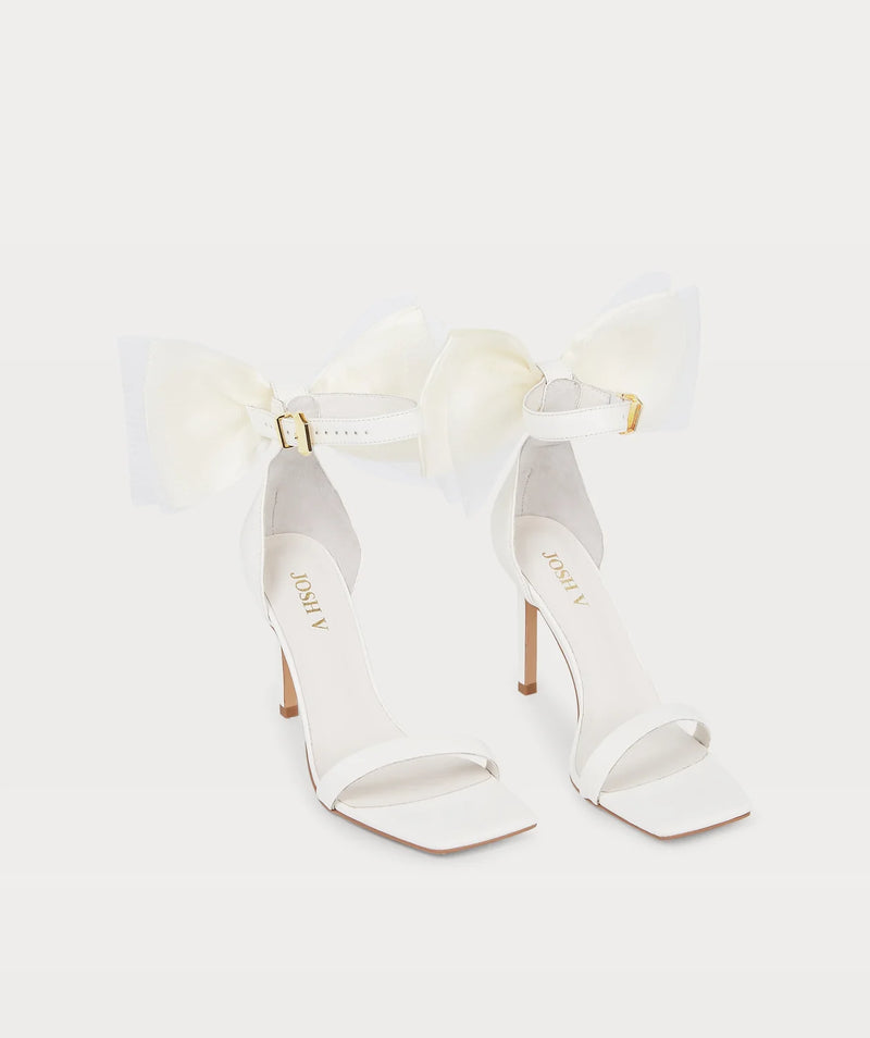 Liva heels off white